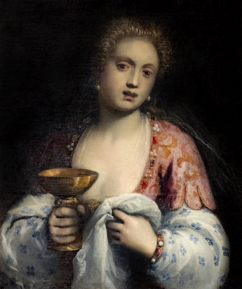 Bemberg Fondation Toulouse - Allégorie ou Sophonisbe (1555-1564)- Tintoretto 76x66 inv.1049