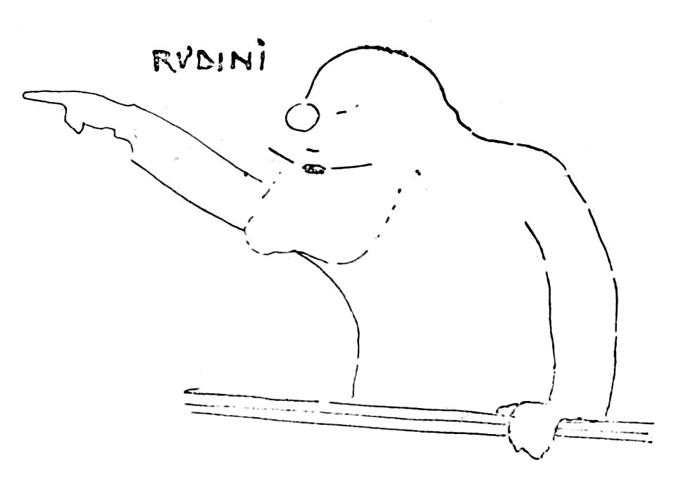 Beltrami - Caricature 23 Rudinì