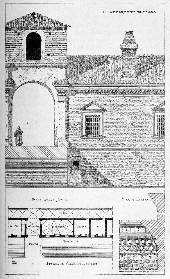 Beltrami - Lazzaretto di Milano 1882 - 2