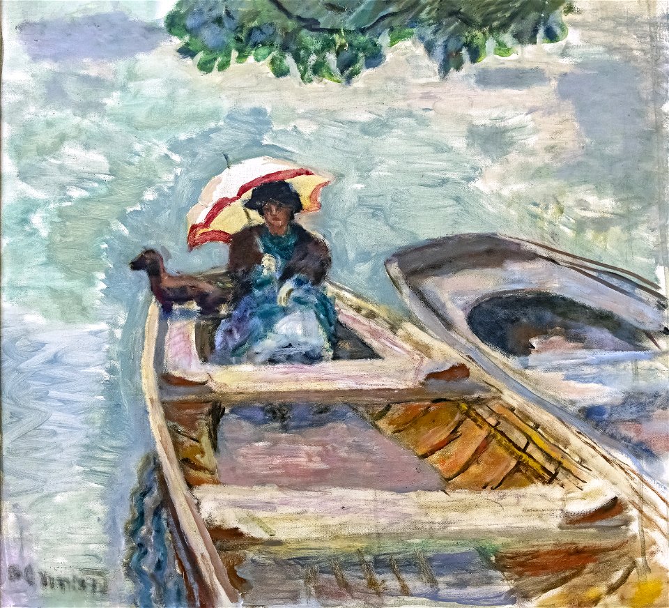 Bemberg Fondation Toulouse - En bateau (1910-1913) - Pierre Bonnard - Inv.2150 62.2x67.3