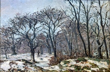Bemberg Fondation Toulouse - Bois de châtaigniers en hiver, Louveciennes - Camille Pissarro 1872
