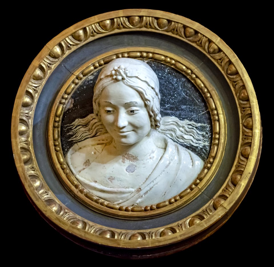 Bemberg Fondation Toulouse - Jeune fille - Terre cuite vernissée - Atelier d'Andrea Della Robbia - Florence XVe siècle