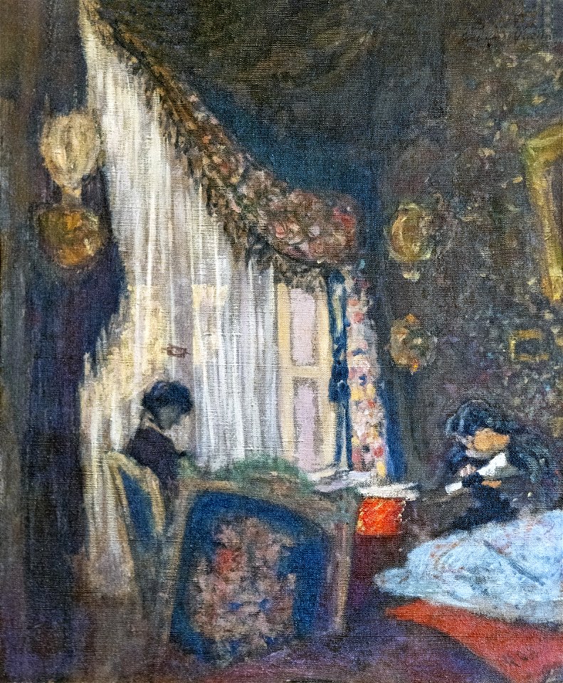 Bemberg Fondation Toulouse - Madame Hessel à sa fenêtre - Edouard Vuillard Inv.2101 55.5x46