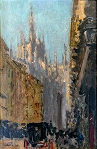 Bemberg Fondation Toulouse - La cathédrale de Milan 1895 - Walter Sickert 23.7x15.9