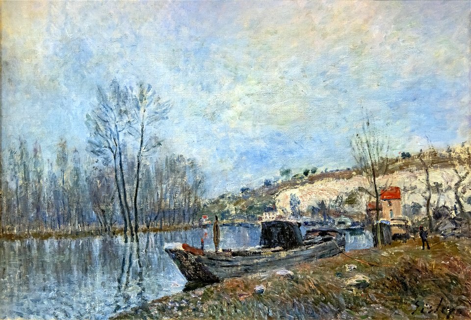 Bemberg Fondation - Les bords du loing vers Moret - Alfred Sisley 1883