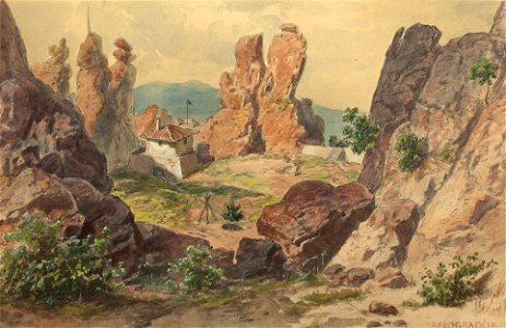 Belogradchik fortress by Felix Kanitz
