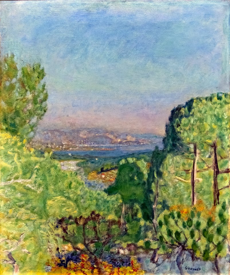 Bemberg Fondation Toulouse - La forêt de pins 1922 - Pierre Bonnard 56x47 Inv.2013