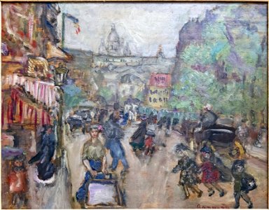 Bemberg Fondation Toulouse - Montmartre - Pierre Bonnard 36,5x45.8 Inv.2008