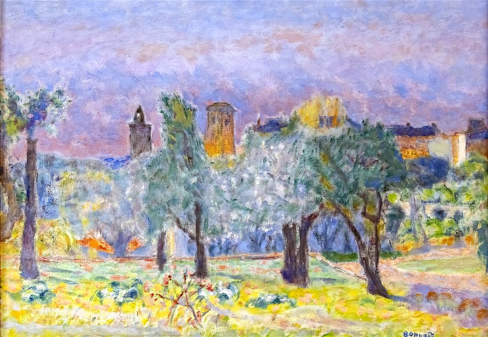 Bemberg Fondation Toulouse - Paysage du Midi - Pierre Bonnard (1917-1918) 46.5x48 Inv.2019