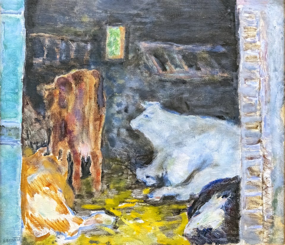 Bemberg Fondation Toulouse - L'étable - Pierre Bonnard Inv.2016 40.5x46.5