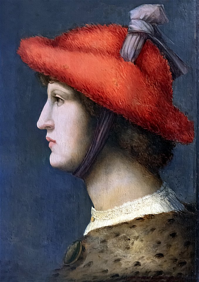 Bemberg Fondation Toulouse - Courtisan au chapeau de fourrure rouge - Francesco d'Ubertino inv.1054