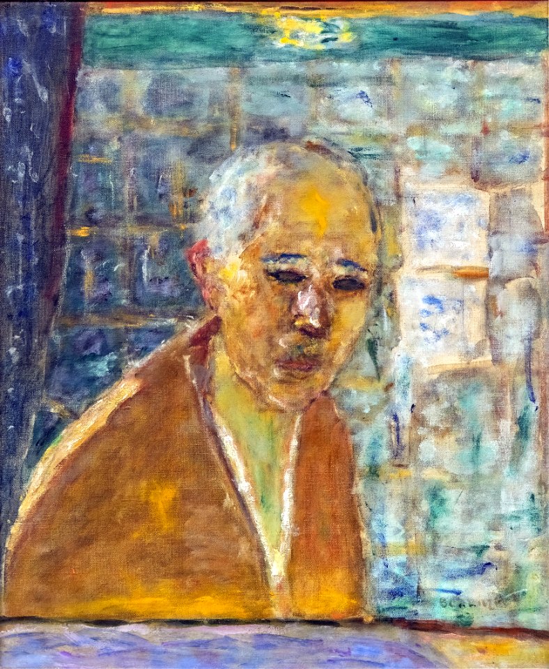 Bemberg Fondation Toulouse - Dernier autoportrait de Pierre Bonnard de 1945 - 56x46