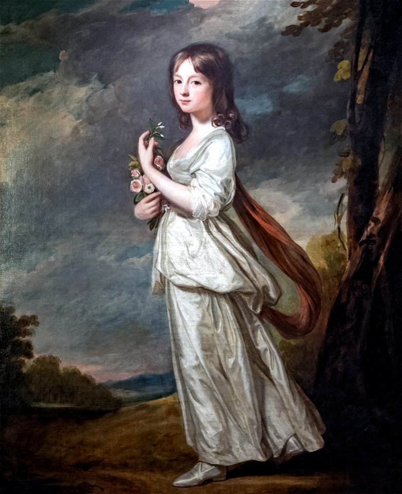 Bemberg Fondation Toulouse - Portrait de Miss Frances Elisabeth Sage - Georges Romney- inv.1177