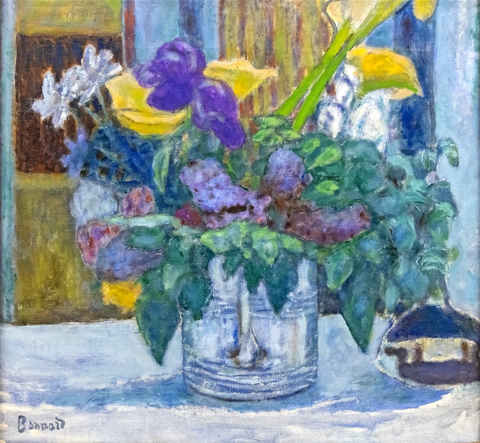 Bemberg Fondation Toulouse - Iris et lilas - Pierre Bonnard 1920 - HT 57x63 Inv.2003