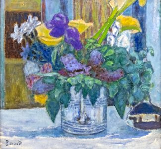 Bemberg Fondation Toulouse - Iris et lilas - Pierre Bonnard 1920 - HT 57x63 Inv.2003