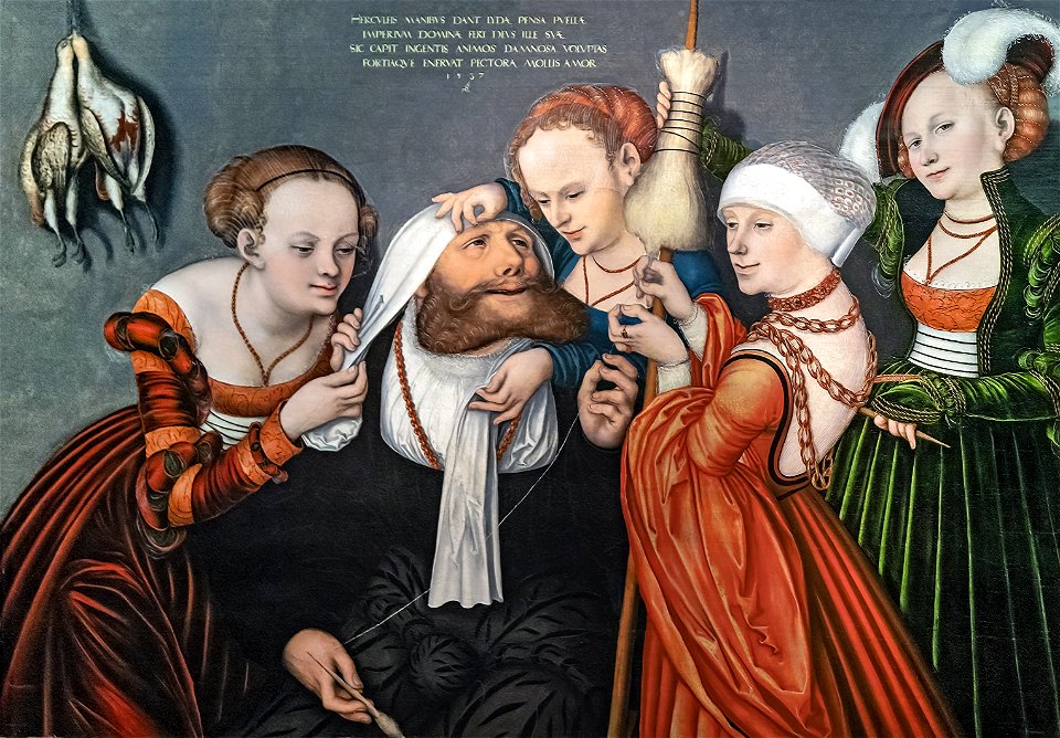 Bemberg Fondation Toulouse - Hercule à la cour d'Omphale - Lucas Cranach l'Ancien - 1537 Inv.1098