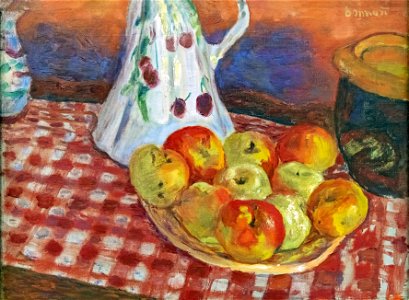 Bemberg Fondation Toulouse - Les pommes rouges et jaunes - Pierre Bonnard 1920 Inv.2027 46x34