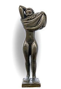 Bemberg Fondation Toulouse - Jeune fille retirant sa chemise - Roger de la Freynaye - Bronze Inv P 434