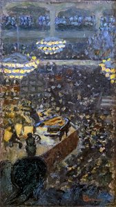 Bemberg Fondation Toulouse - Le concert Lamoureux - Pierre Bonnard ca1895 37.5x21 inv.2024