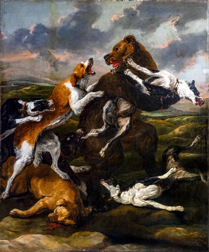 Bemberg fondation Toulouse - La chasse à l'ours - Jan Fyt 218.5x183 inv.1021