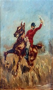 Bemberg fondation Toulouse - Le maître d'équipage - Henri de Toulouse-Lautrec Inv2116 vers 1882