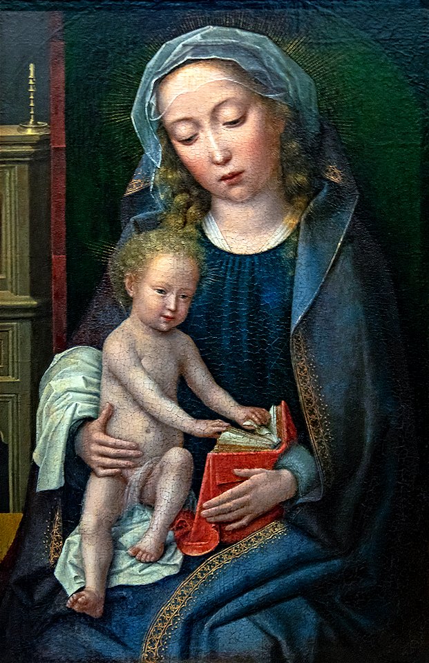 Bemberg Fondation Toulouse - Vierge à l'Enfant - DAVID Gérard - Inv.1100 Huile sur panneau