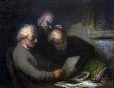 Bemberg Fondation Toulouse - Les collectionneurs d'estampes - Honoré Daumier Inv.2197. Free illustration for personal and commercial use.