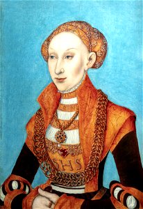 Bemberg Fondation Toulouse - Portrait de Sibylle de Clève, électrice de Saxe - Lucas I Cranach - Inv.1086 Huile sur panneau 1531