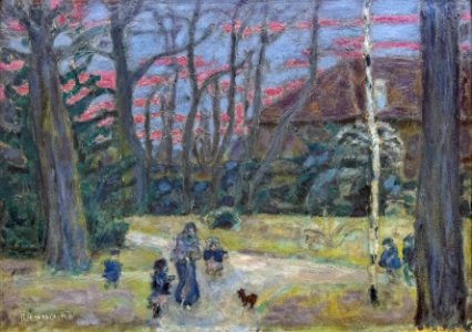 Bemberg Fondation Toulouse - Le soir de Noël 1904 - Pierre Bonnard 40.5x59 Inv.2117
