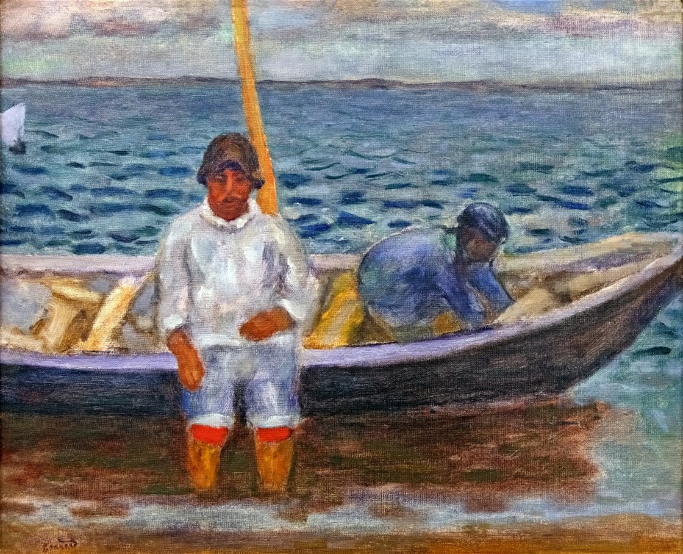 Bemberg Fondation Toulouse - Les pêcheurs 1907 - Pierre Bonnard 45x55 Inv.2011