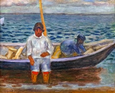 Bemberg Fondation Toulouse - Les pêcheurs 1907 - Pierre Bonnard 45x55 Inv.2011