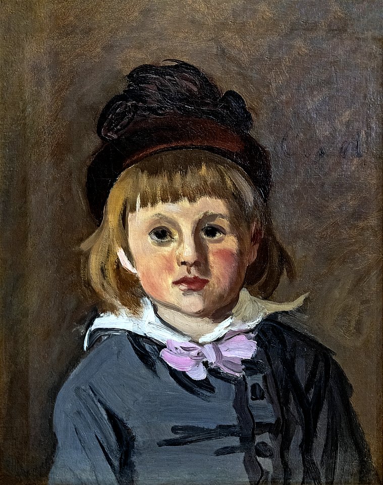 Bemberg Fondation Toulouse - Claude Monet - Portrait de son fils Jean en bonnet à pompon - 1869 42x33 Inv.2076