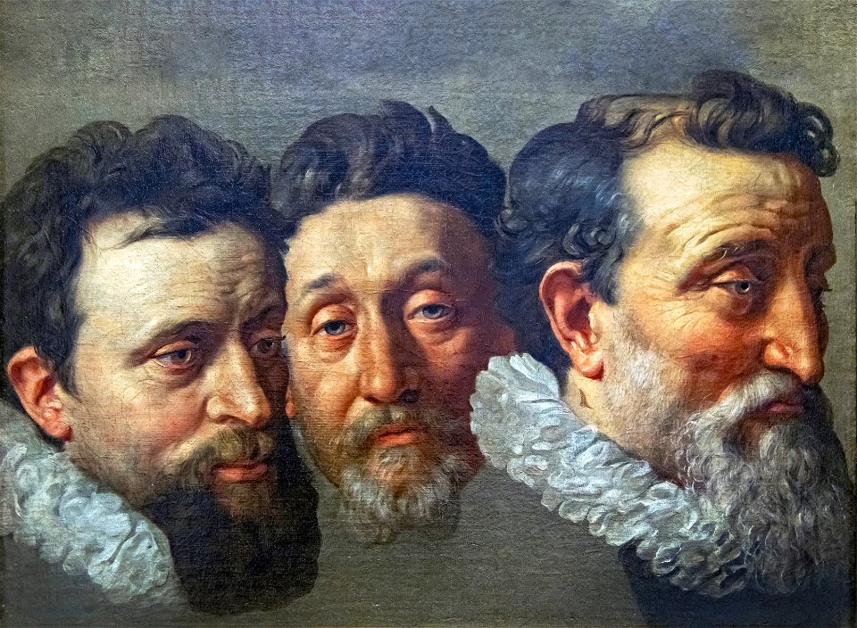 Bemberg Fondation Toulouse - Etude de tête trois magistrats français (Ca1610) - Frans Pourbus le jeune Inv.1078 38.1x57.5