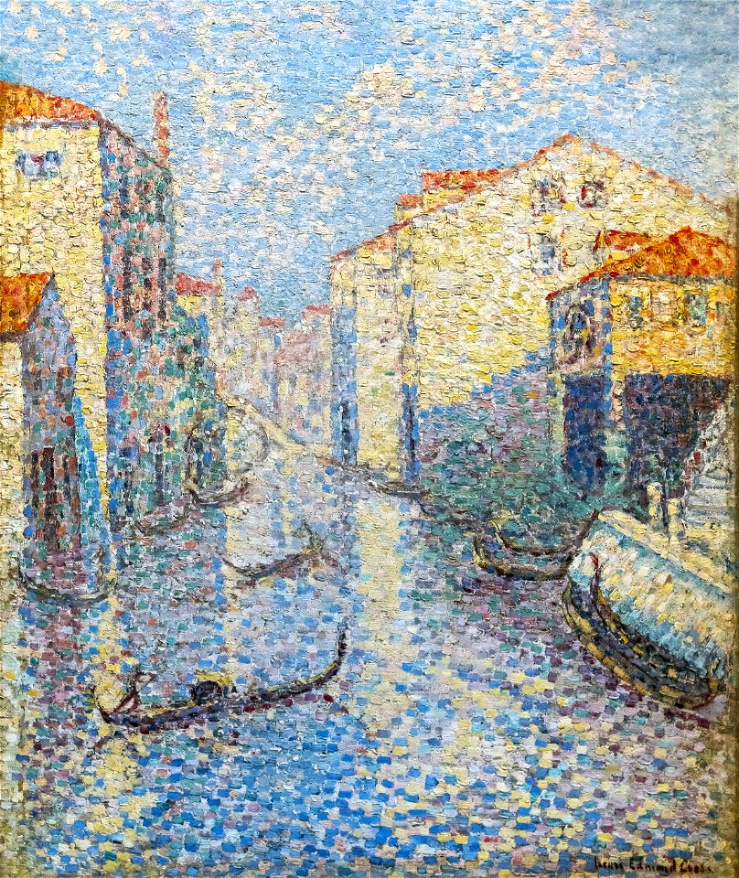 Bemberg Fondation Toulouse - Un canal à Venise - Henri-Edmond Cross 1899