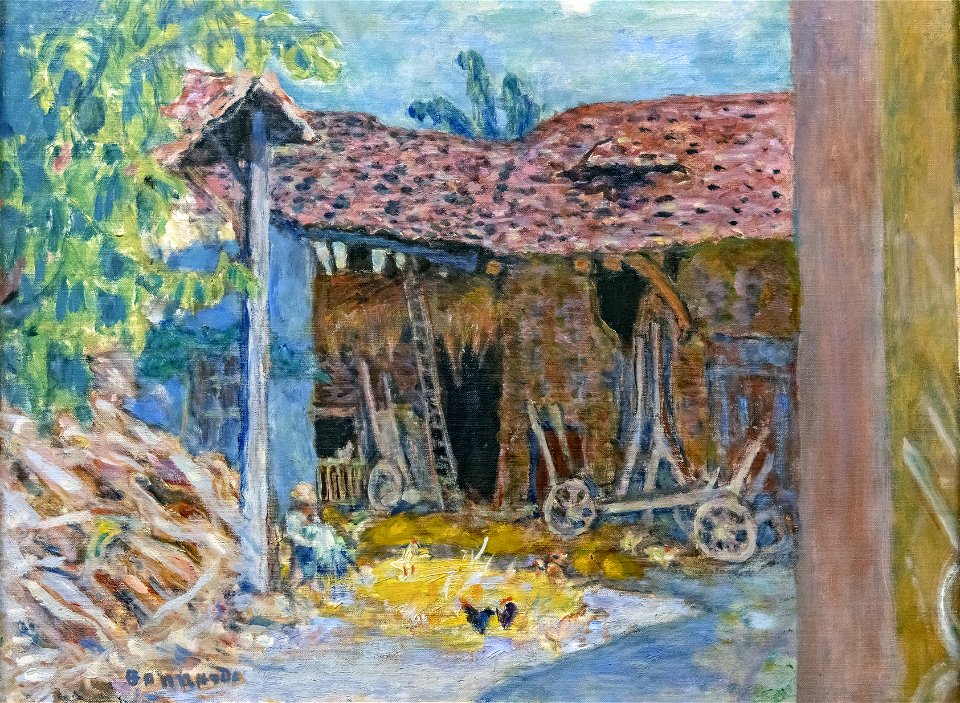 Bemberg Fondation Toulouse - La grange 1919 - Pierre Bonnard - Inv.2017 44.5x6.5
