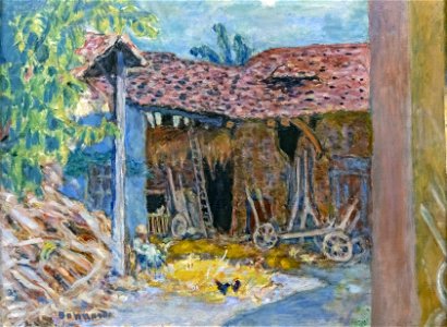 Bemberg Fondation Toulouse - La grange 1919 - Pierre Bonnard - Inv.2017 44.5x6.5