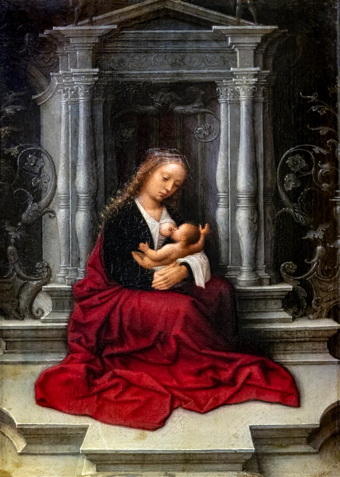 Bemberg Fondation Toulouse - Vierge à l'Enfant - Adriaen Isenbrant - Huile sur panneau - Inv.1027