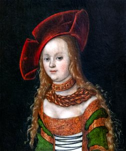 Bemberg Fondation Toulouse- Portrait de jeune fille - Lucas Cranach l’Ancien Huile sur panneau Inv.1016