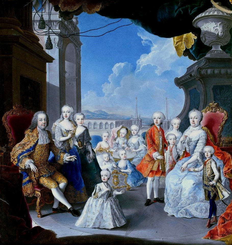 Bencini Empress Maria Theresa with her family
