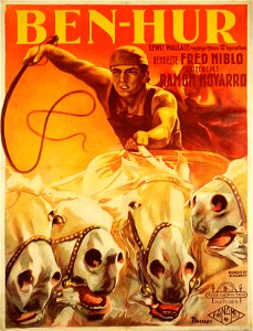 Ben-Hur magyar filmplakát 2 (Nemes György, 1926)