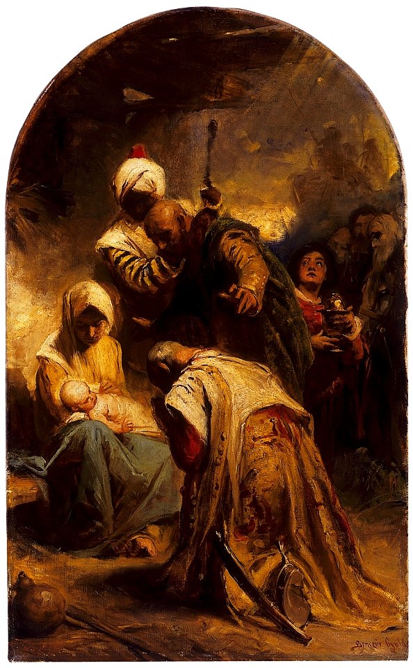 Benczúr Adoration of the three Kings 1911