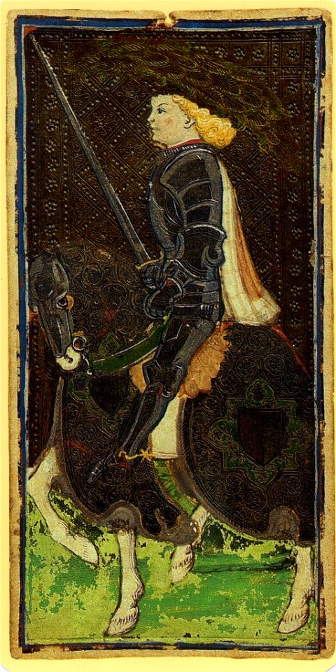 Bembo-Visconti-tarot-swords-12-knight