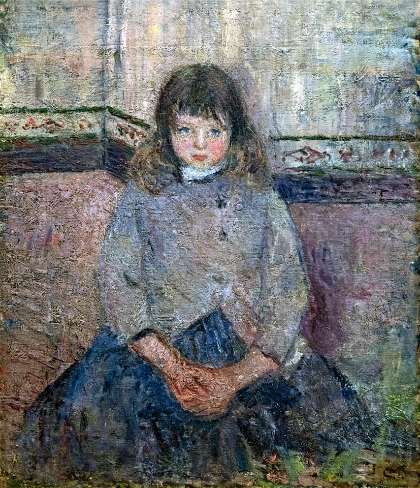 Bemberg Fondation Toulouse - Portrait de Felix en jupe - Camille Pissarro 1883 Inv.2079