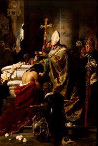Benczúr, Gyula - The Baptism of Vajk - Google Art Project