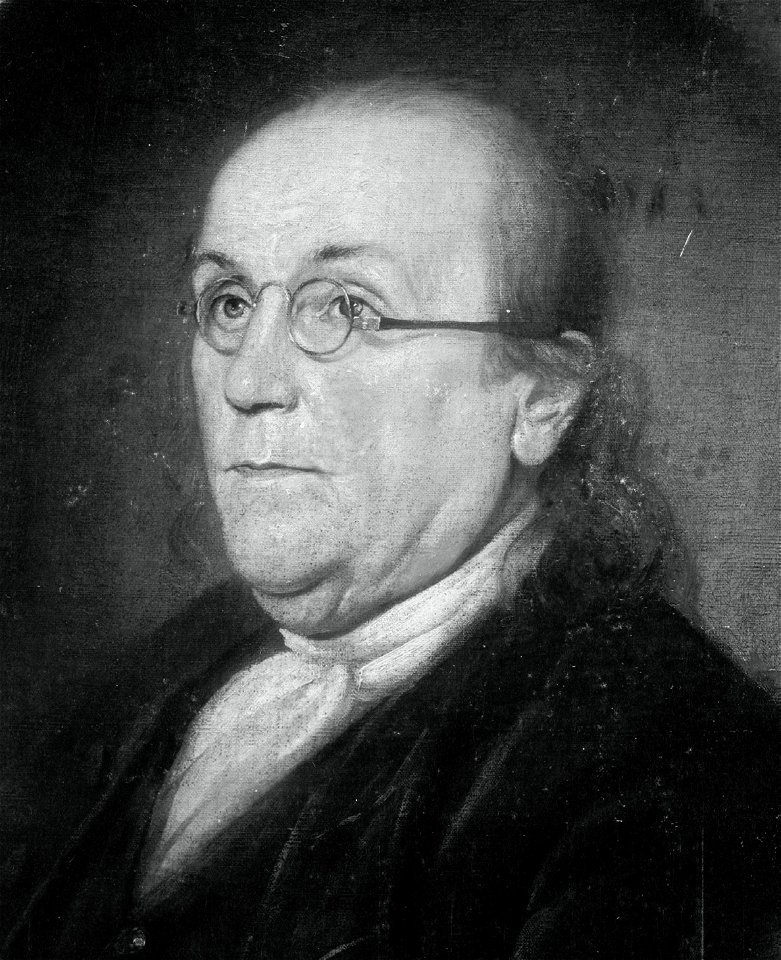 Ben Franklin painting print
