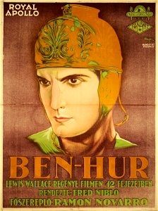 Ben-Hur magyar filmplakát (Nemes György, 1926)