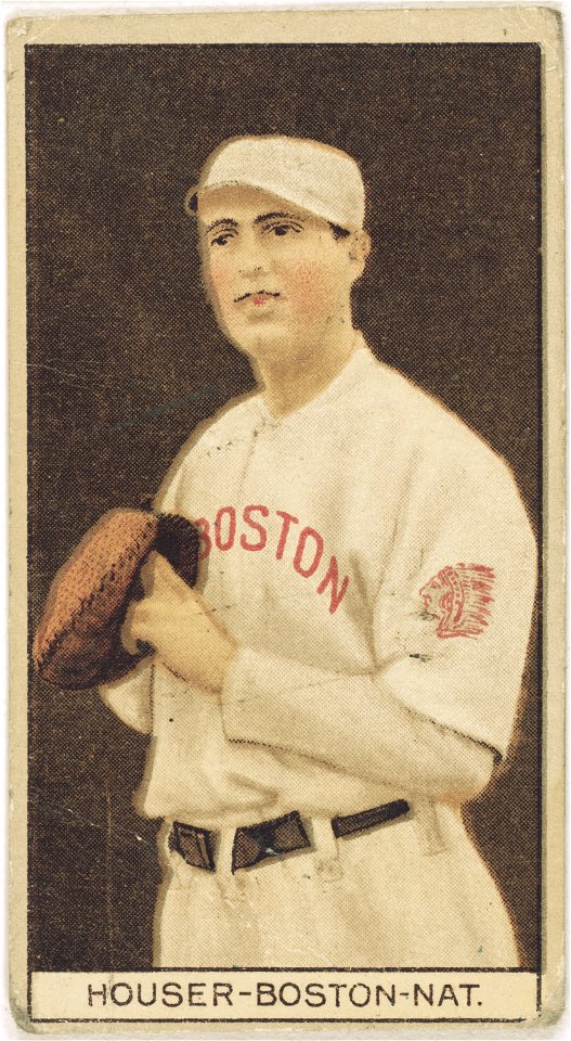 Ben Houser, Boston Braves, baseball card portrait LCCN2008677952