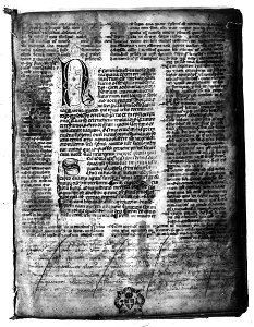 Bencivenne – Ars notaria cum glossis, XIII secolo – BEIC 12662920