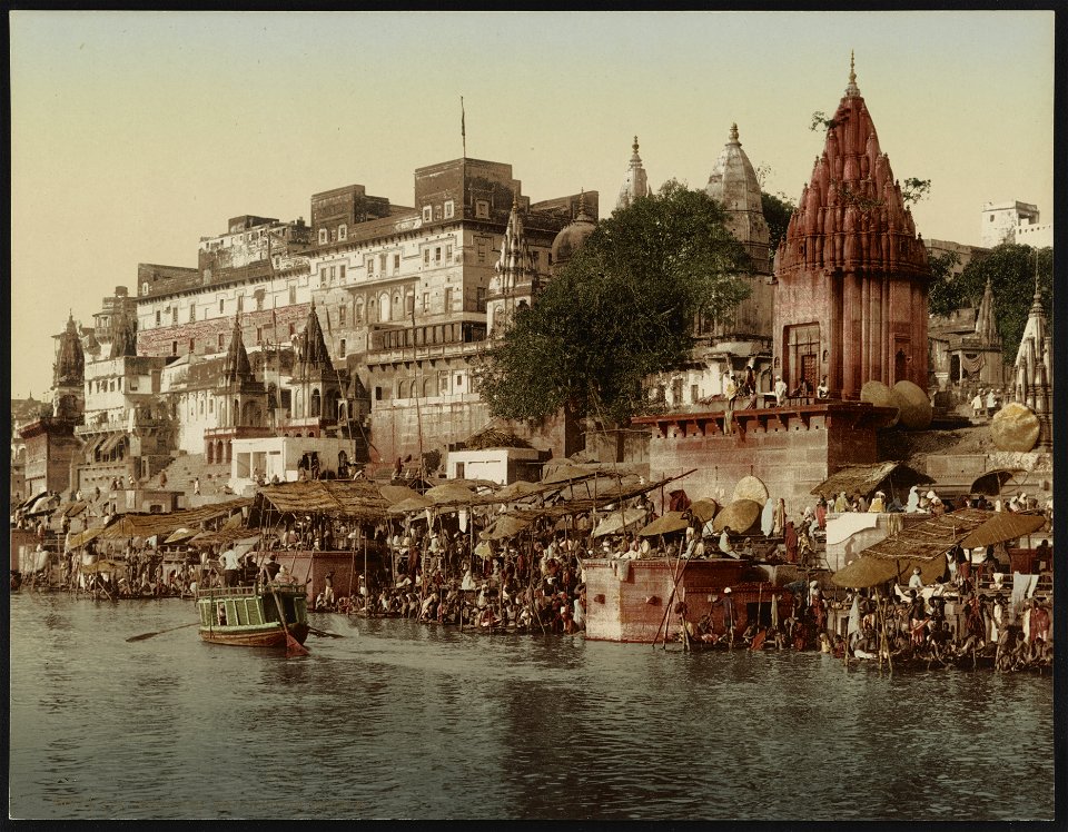 Benares. Rajah Potia Temple LCCN2017658166