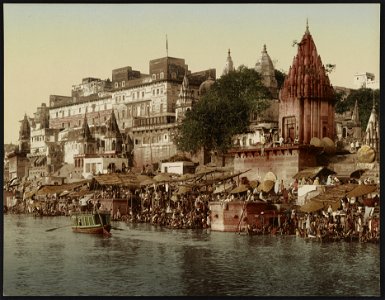 Benares. Rajah Potia Temple LCCN2017658166